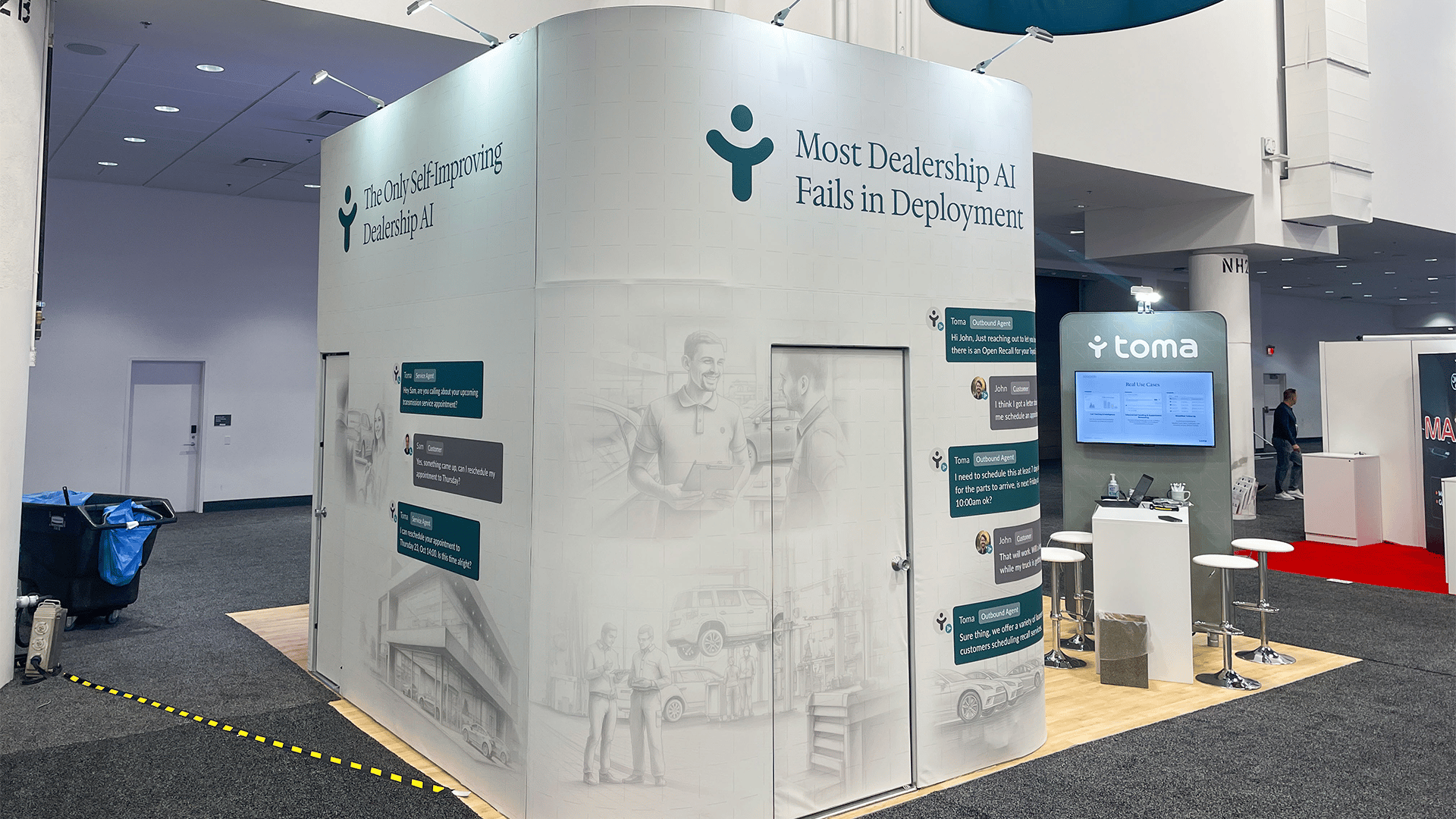 Toma tradeshow exhibit