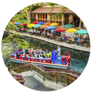 San Antonio River Walk boat cruise