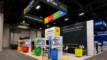 AlignOps tradeshow booth