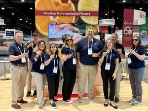 Target Flavors booth staffers