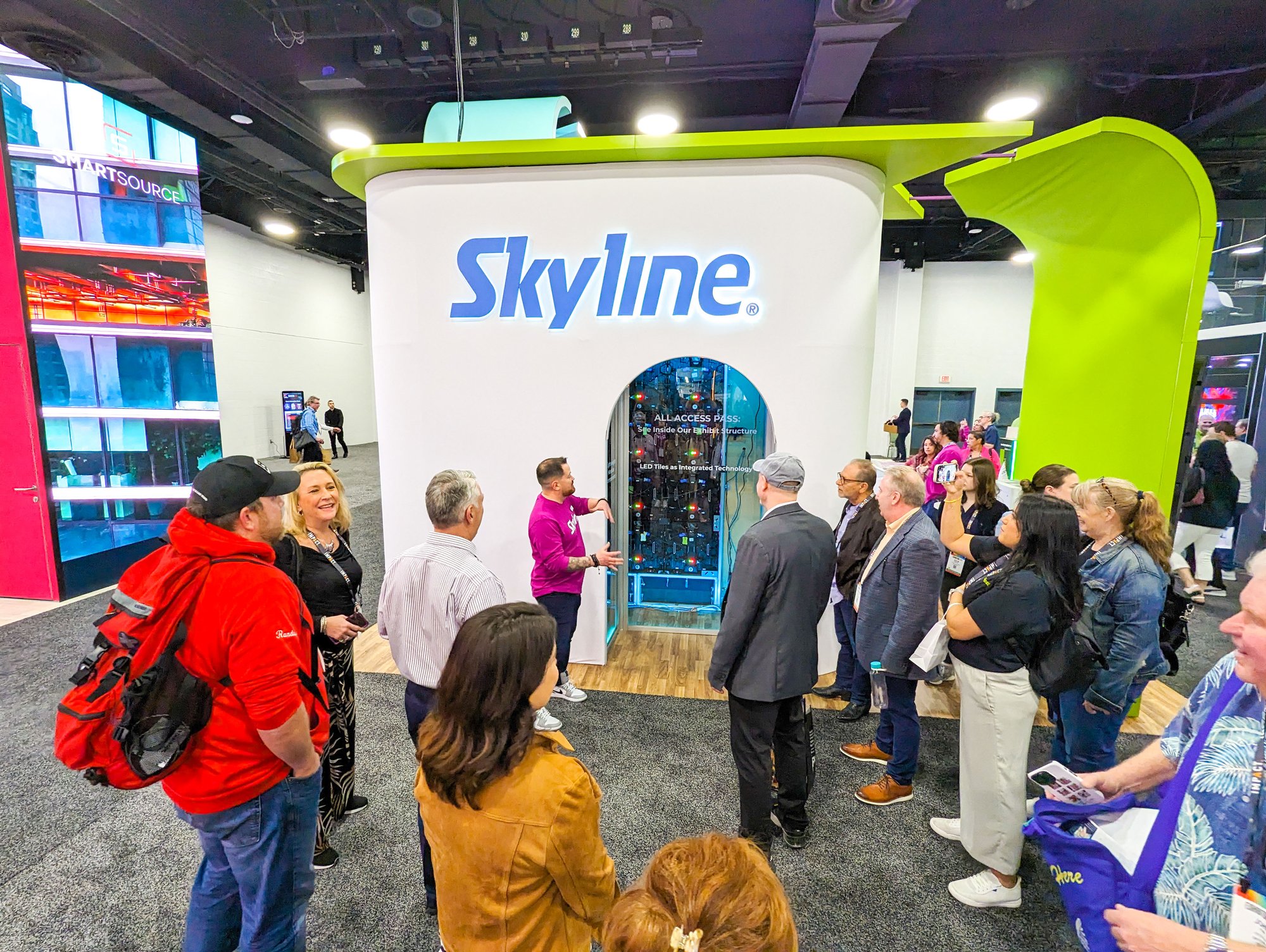 engaging digital products in a booth engaging digital products in a booth
