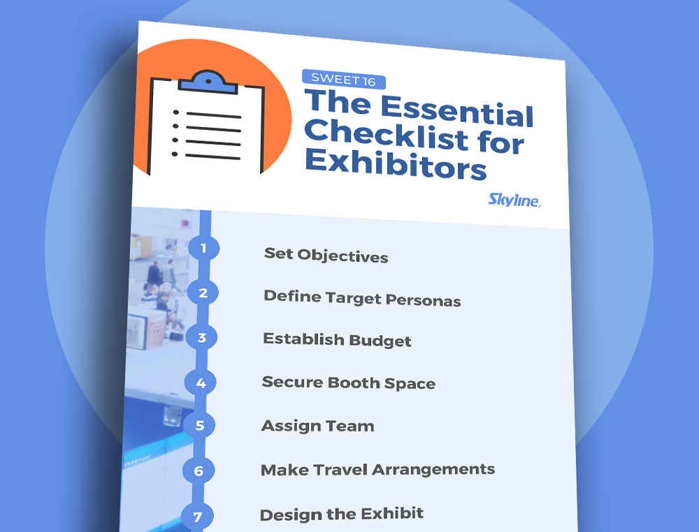 essential checklist for exhibitors