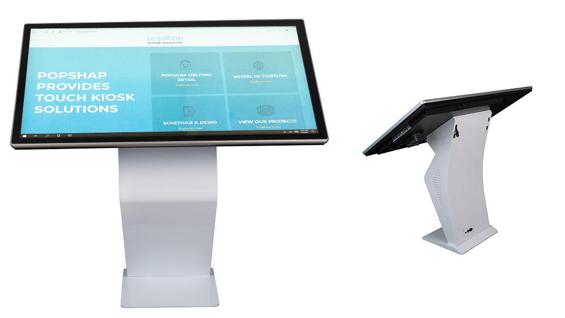 large stand up kiosk for events