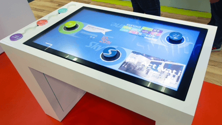 touchscreen tables by skyline