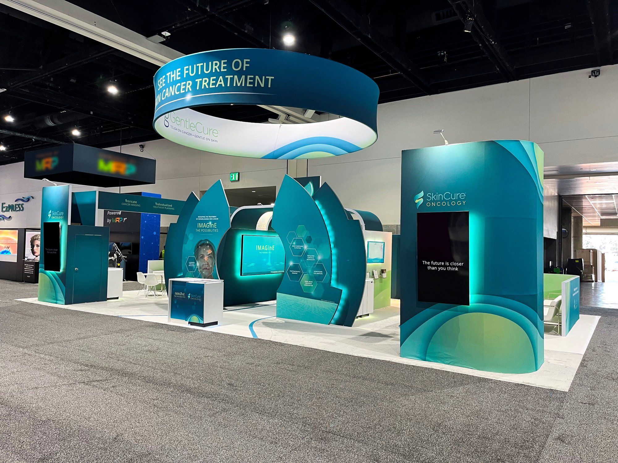 healthcare industry tradeshow booth