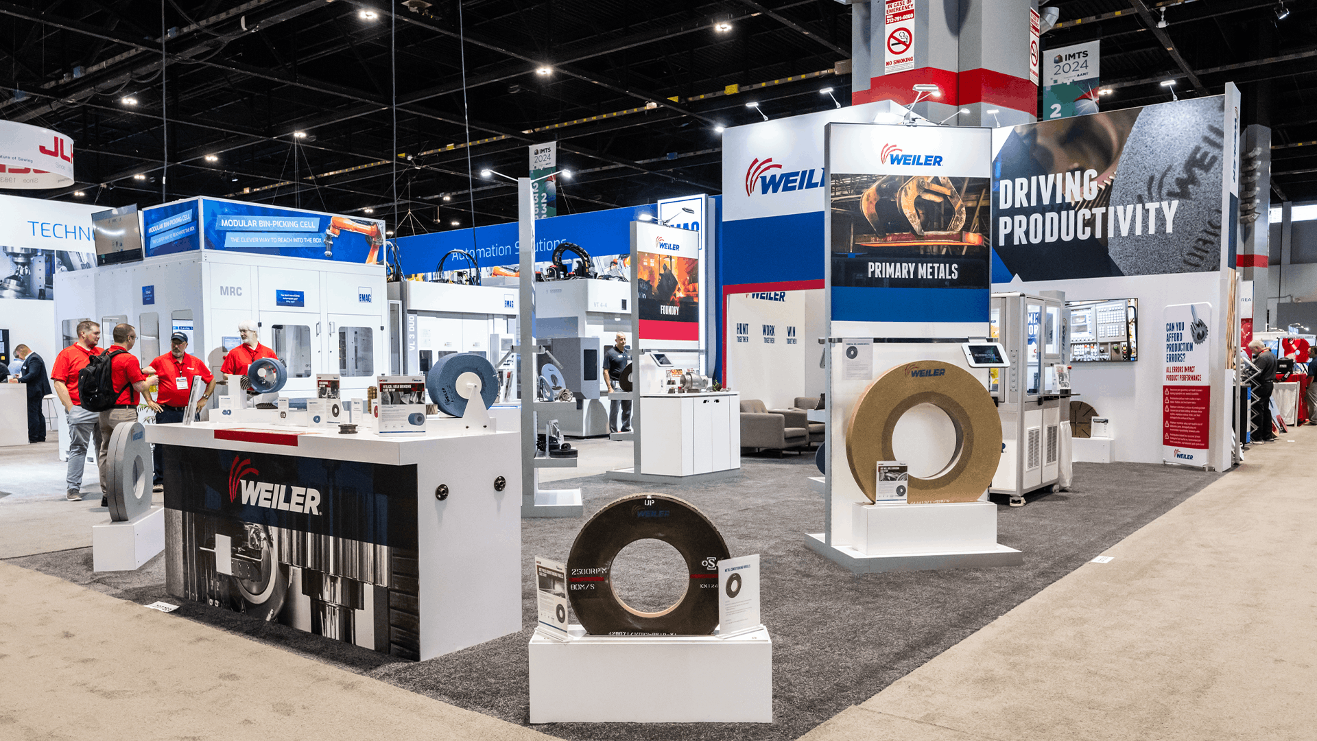 Weiler Abrasives Tradeshow Booth
