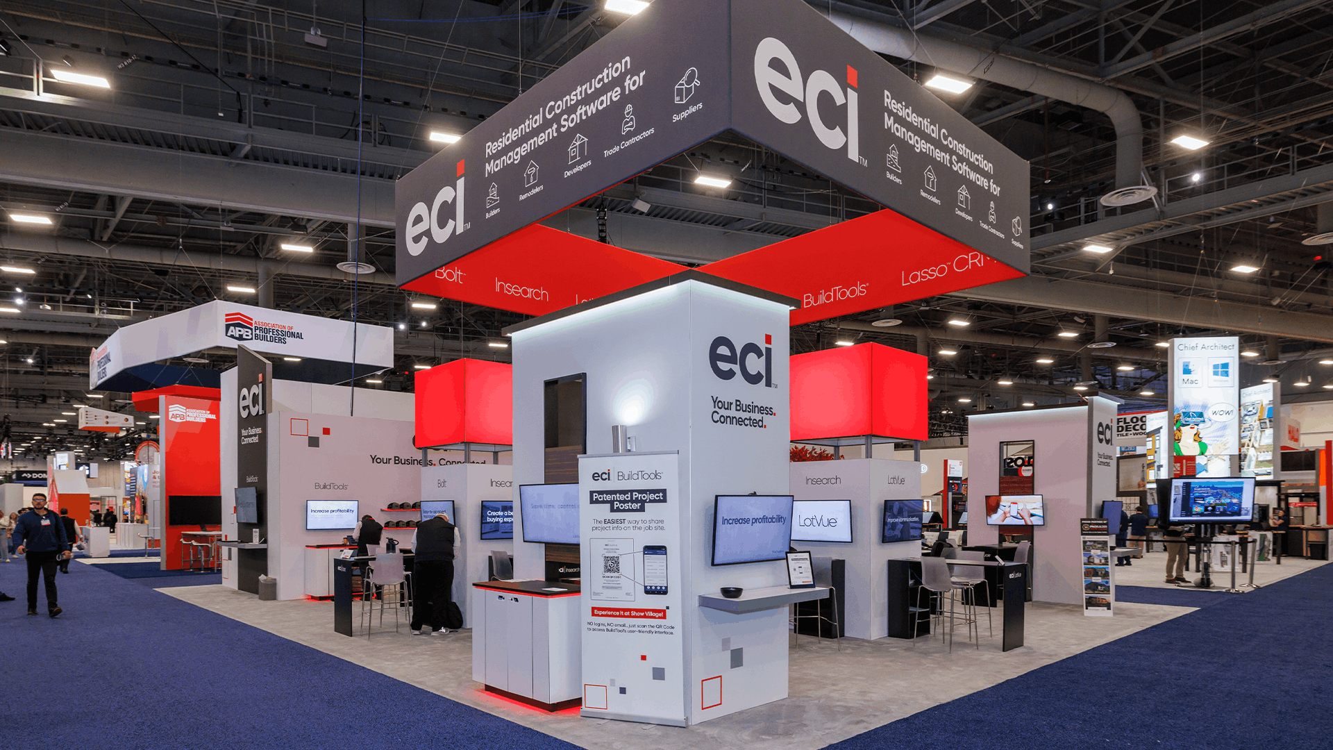 eci Software Solutions tradeshow booth