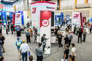 Mastercam booth at IMTS tradeshow