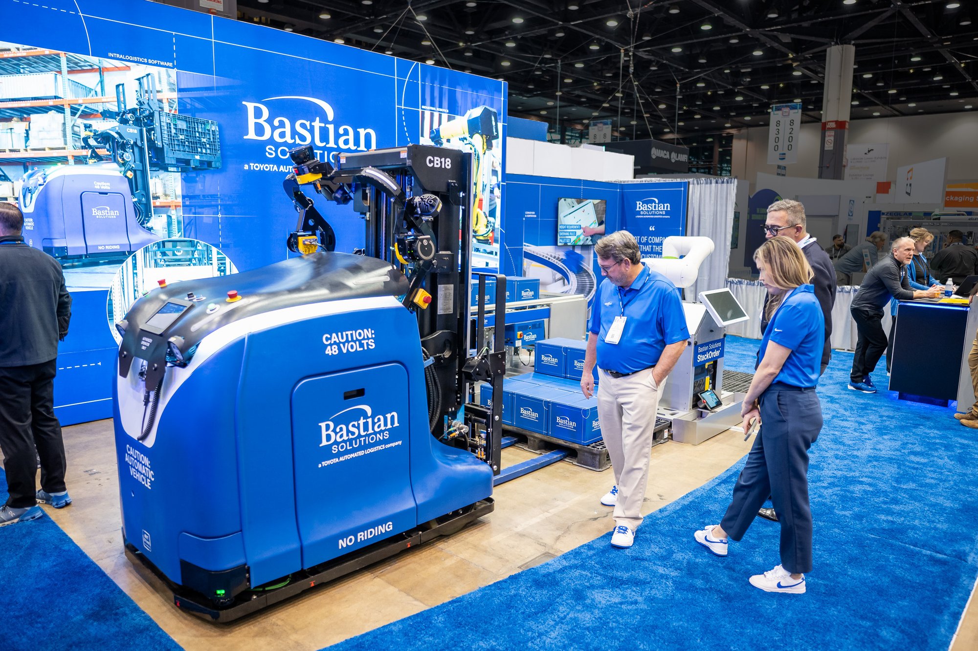 Bastian Solutions booth layout