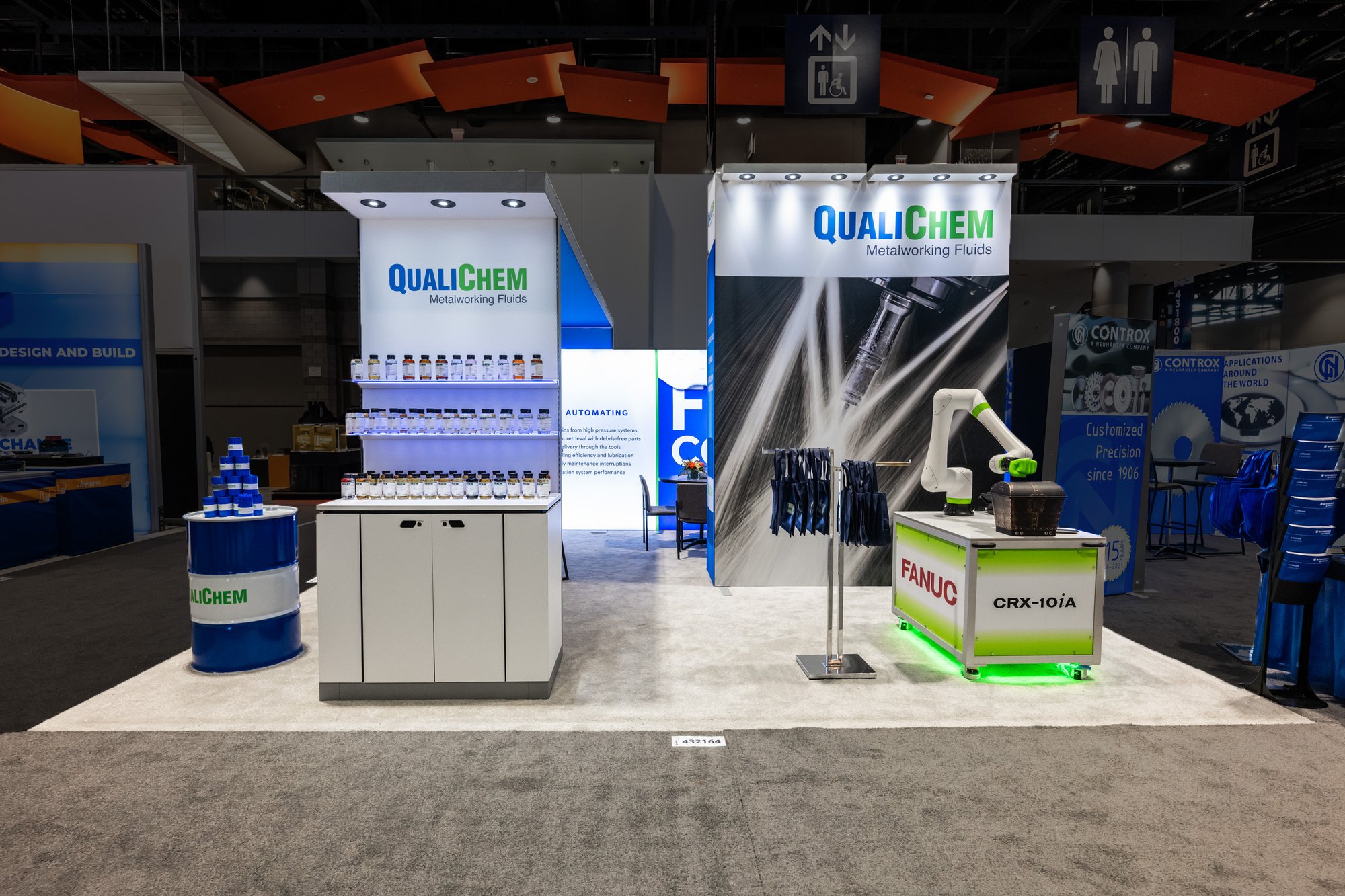 QualiChem booth for event