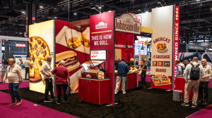 trade show event with attendees