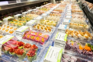Sushi Avenue food samples skyline