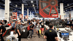 SEMA tradeshow floor las vegas