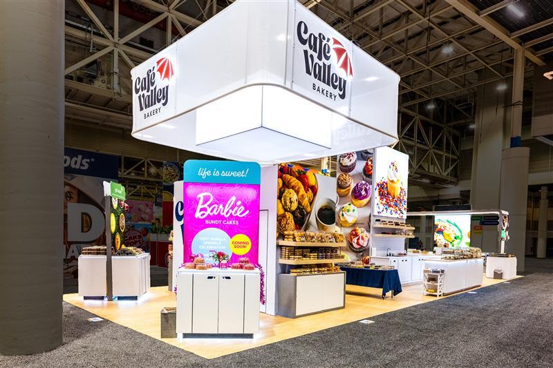 Cafe Valley Bakery exhibit at food show Cafe Valley Bakery exhibit at food show