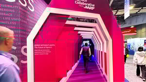 tradeshow booth design tunnels