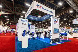 Power Flame booth at AHR show