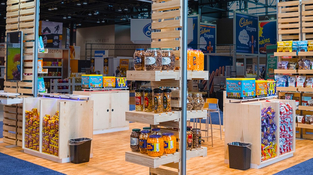 food and beverage trade show booth