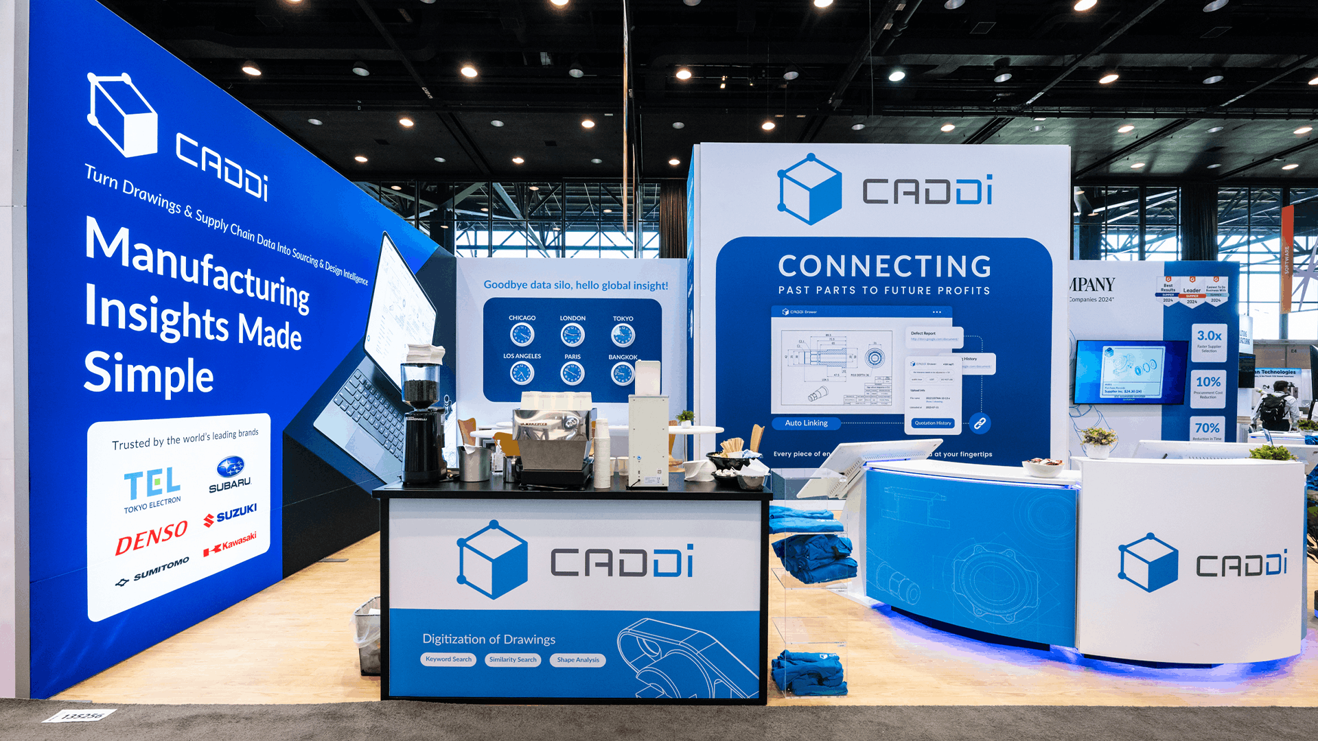Caddi IMTS tradeshow booth