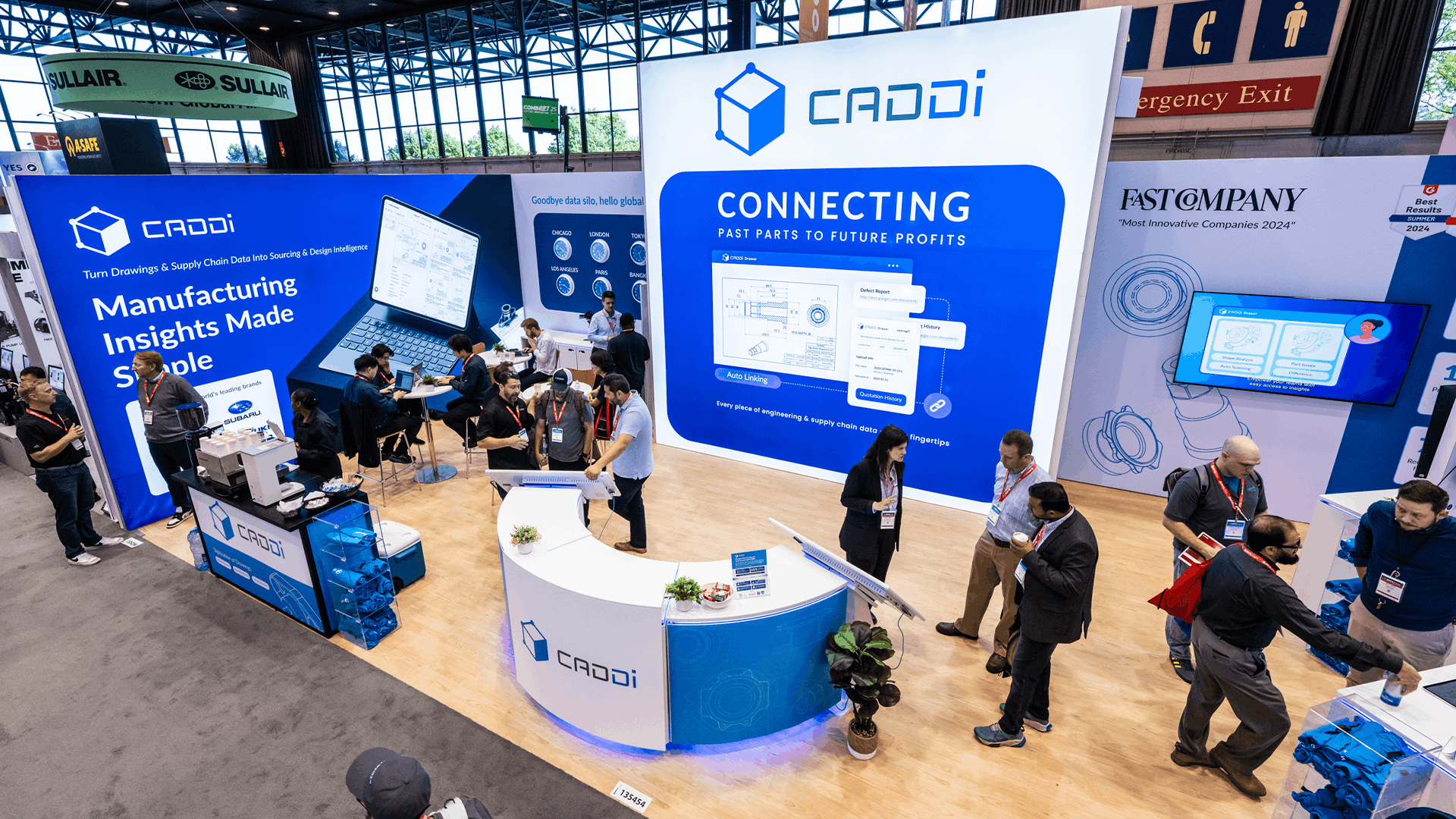 Caddi tradeshow booth space