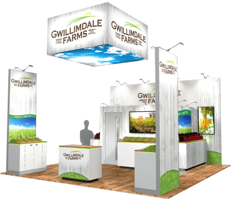 fancy food show booth example