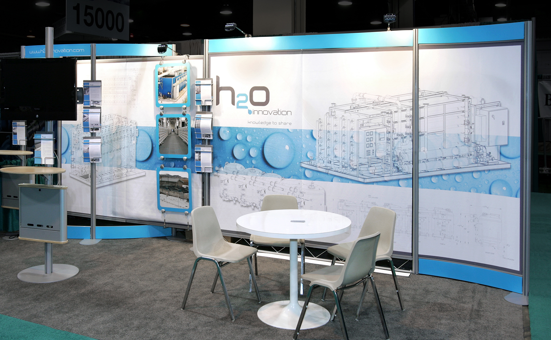 water industry tradeshow booth