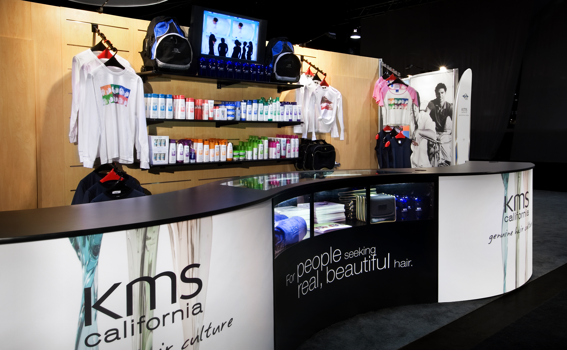 apparel and textiles booth