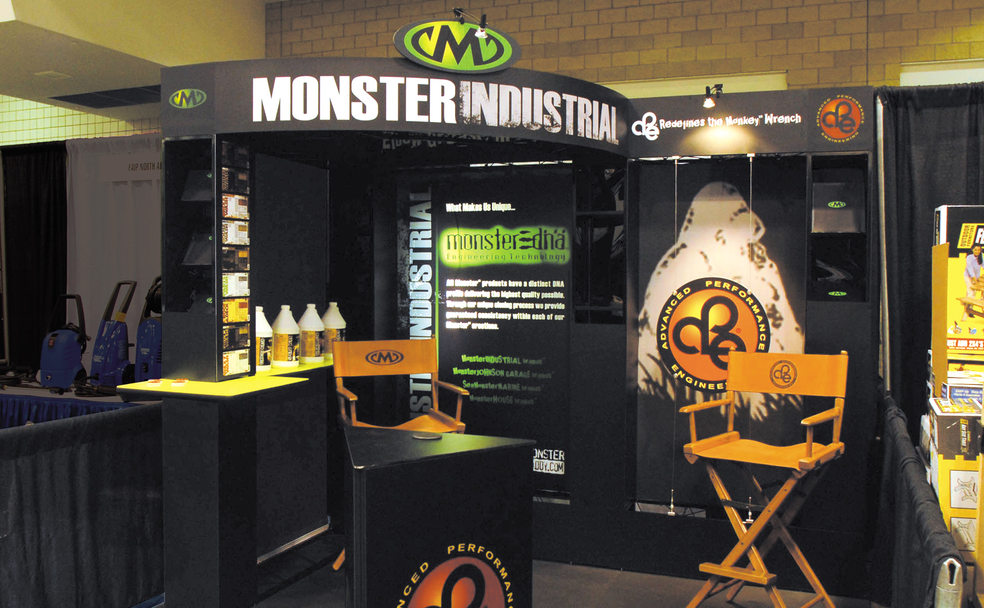 industrial industry event booth