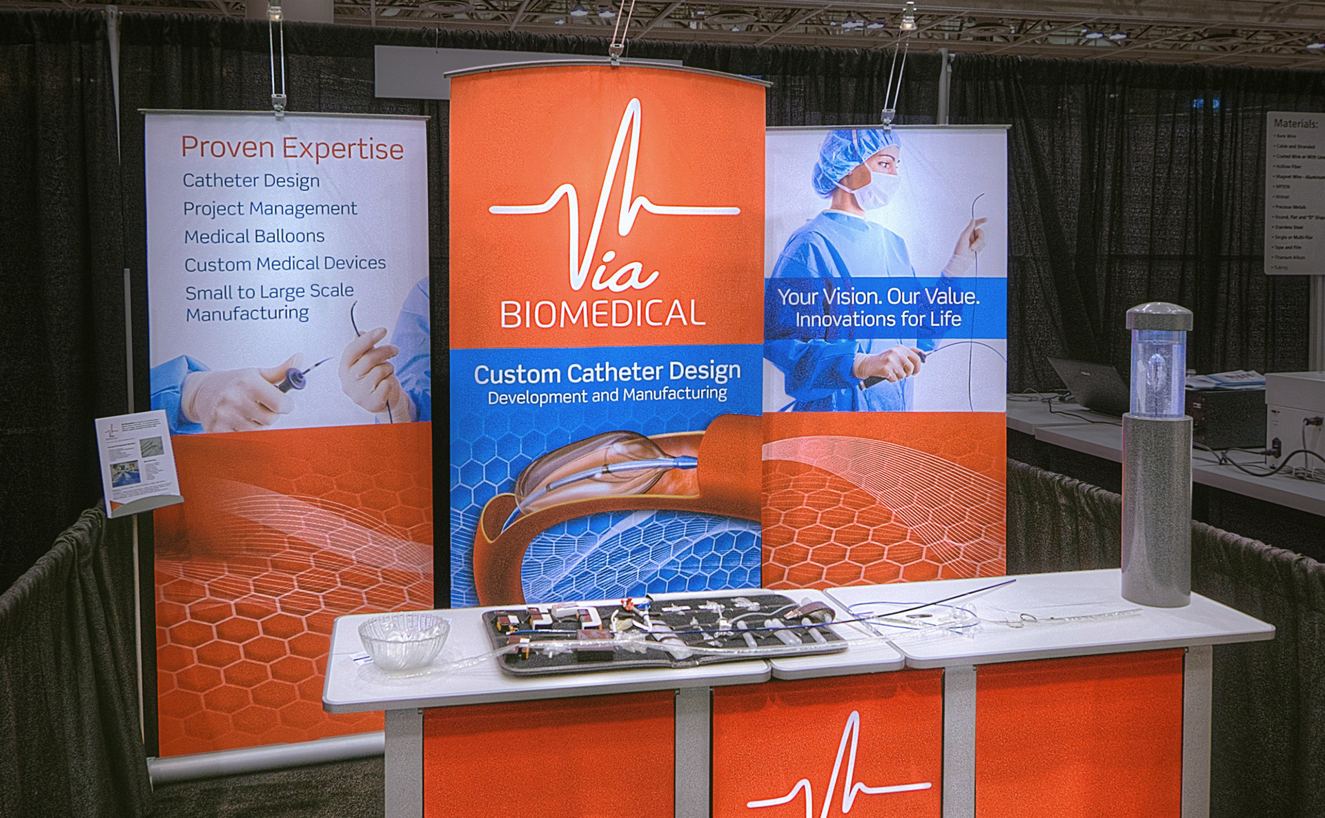 medical science event booth