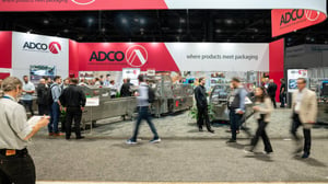 ADCO exhibit floor with attendees