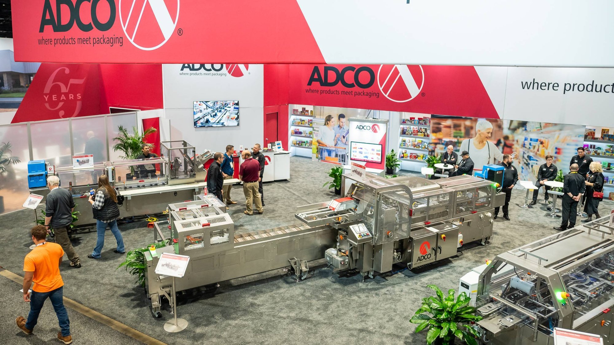 ADCO packaging trade show booth