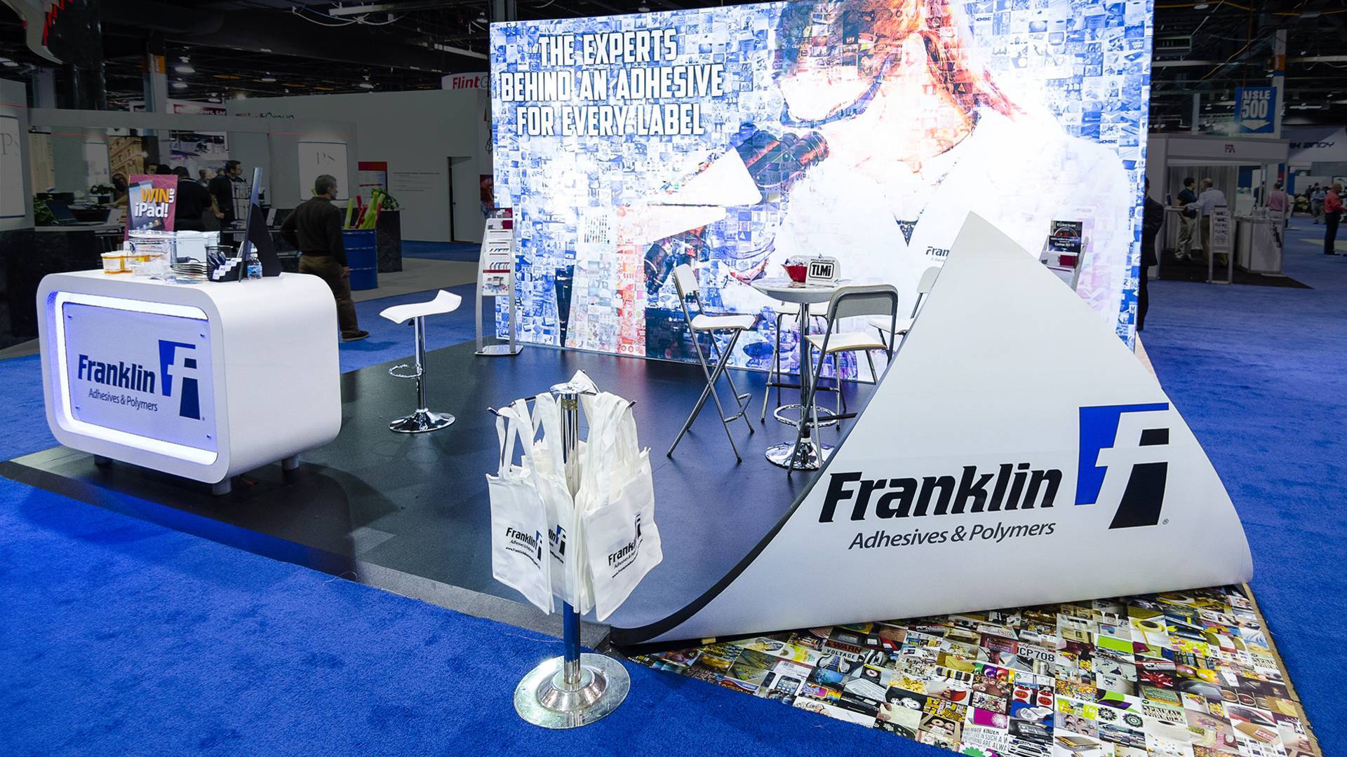 Franklin Polymers custom booth Franklin Polymers custom booth