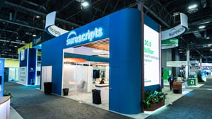 Surescripts tradeshow exhibit at HIMSS 2026