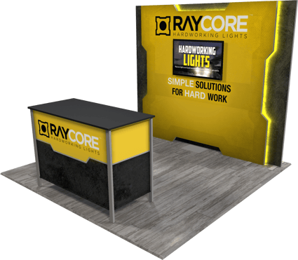 portable booth for the nra show