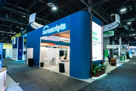 surescripts booth by skyline exhibits