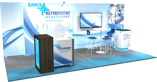 hlth las vegas rental booth example
