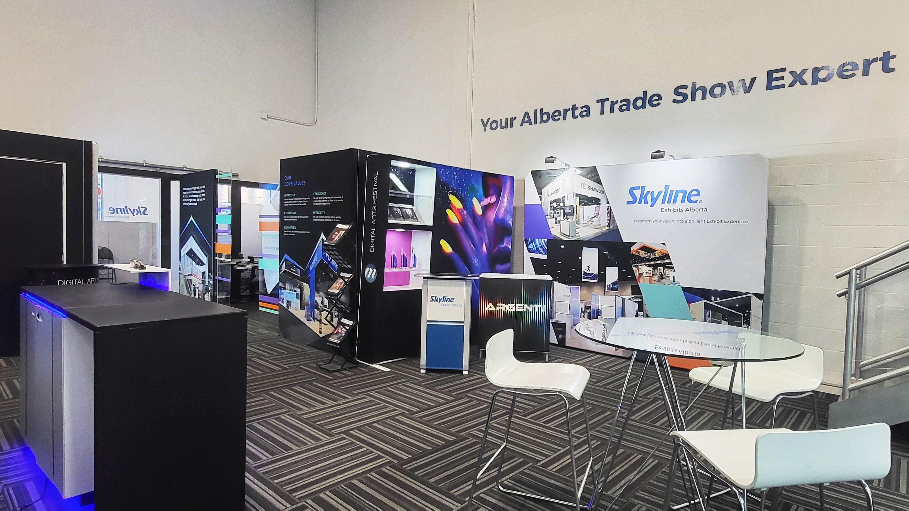 Skyline Exhibits Alberta Showroom