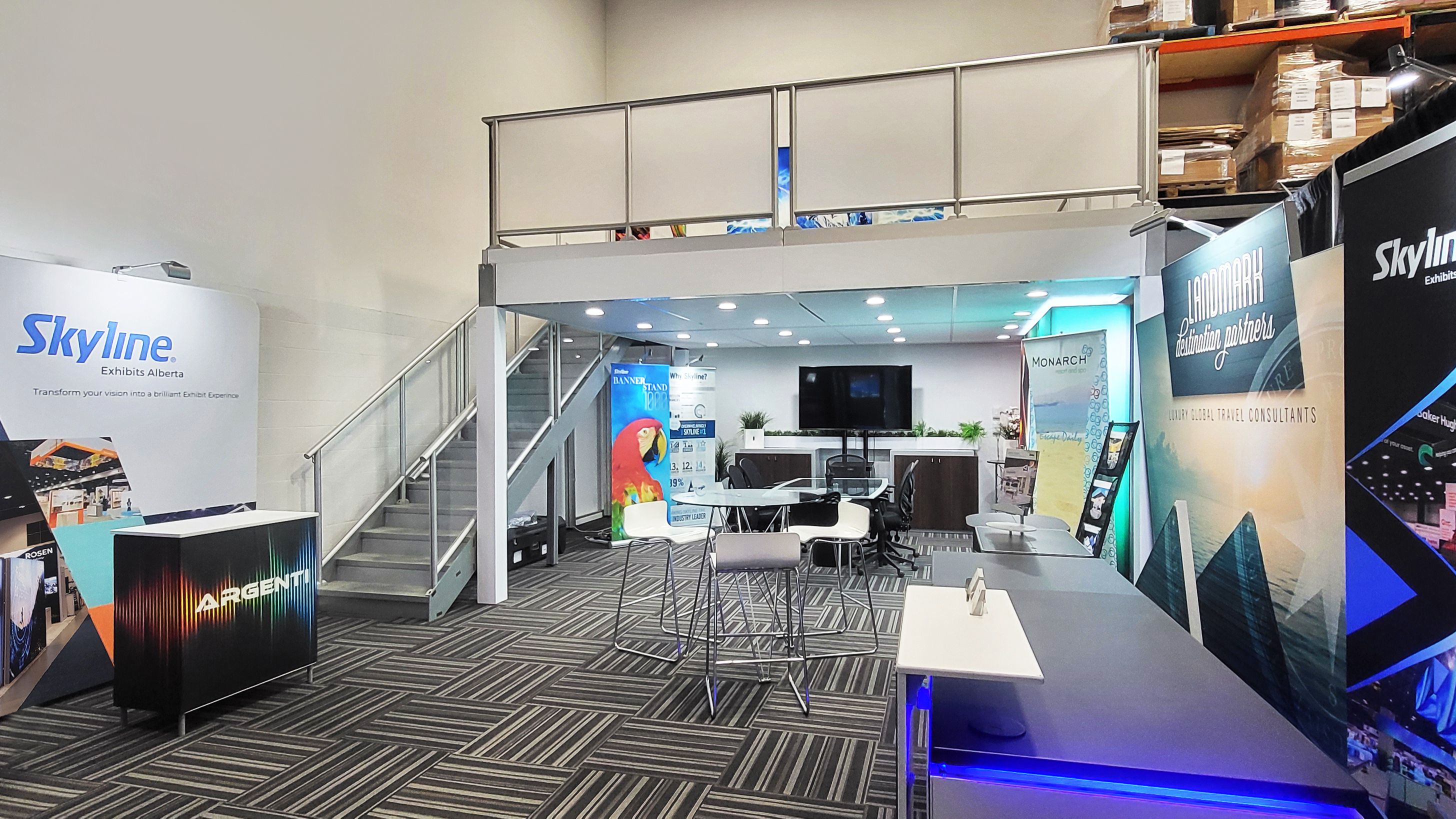 Skyline Exhibits Alberta Exhibit Showroom