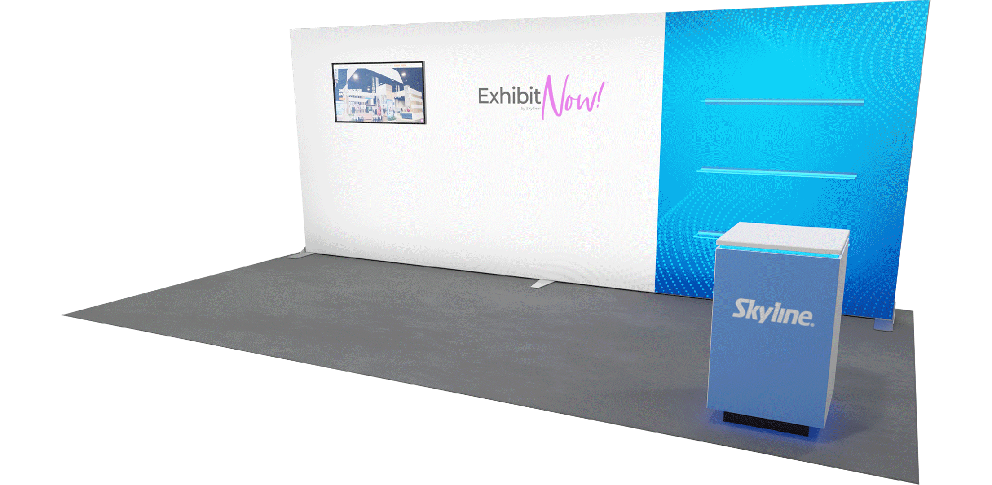 quick trade show exhibiting kits