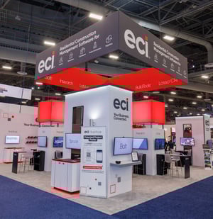 eci trade show booth for rent