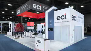 ECI Software trade show exhibit
