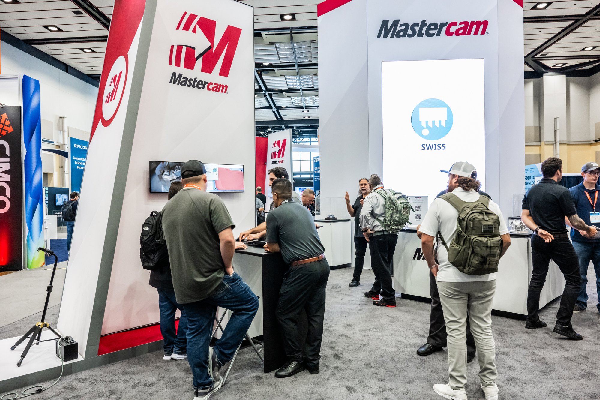 digital activations at a trade show