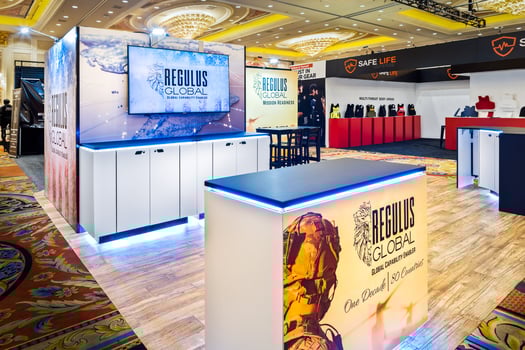 Regulus Global booth at SHOT Show