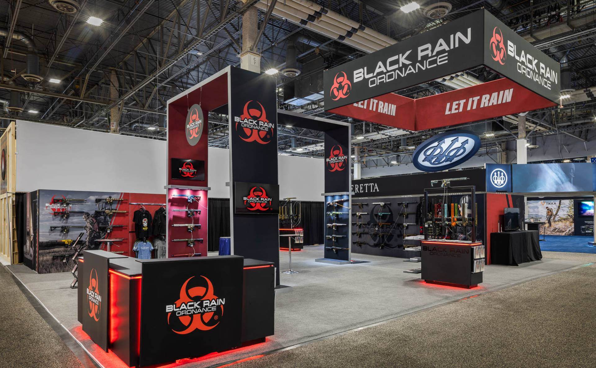 black rain ordnance booth