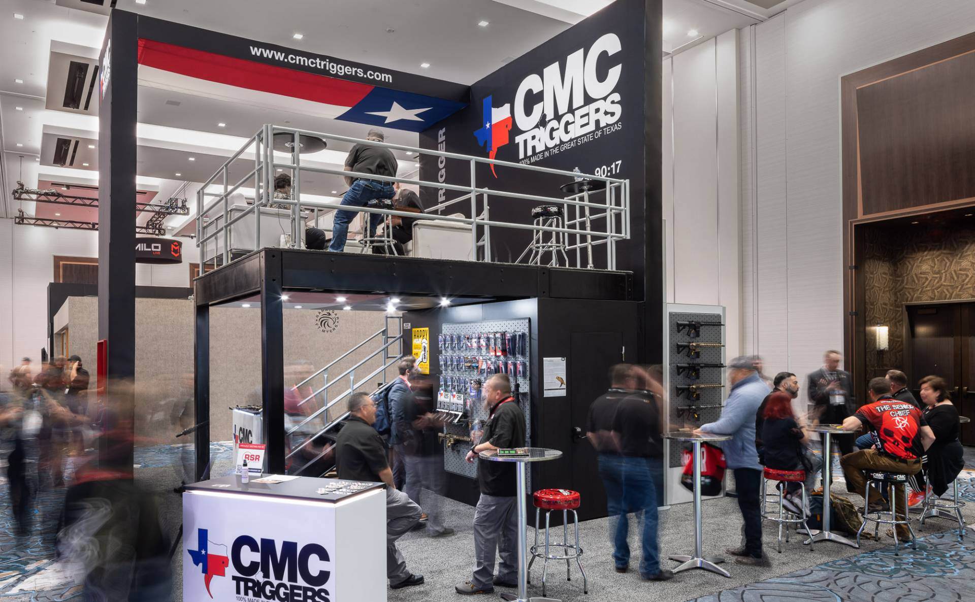 cmc triggers exhibit at SHOT Show