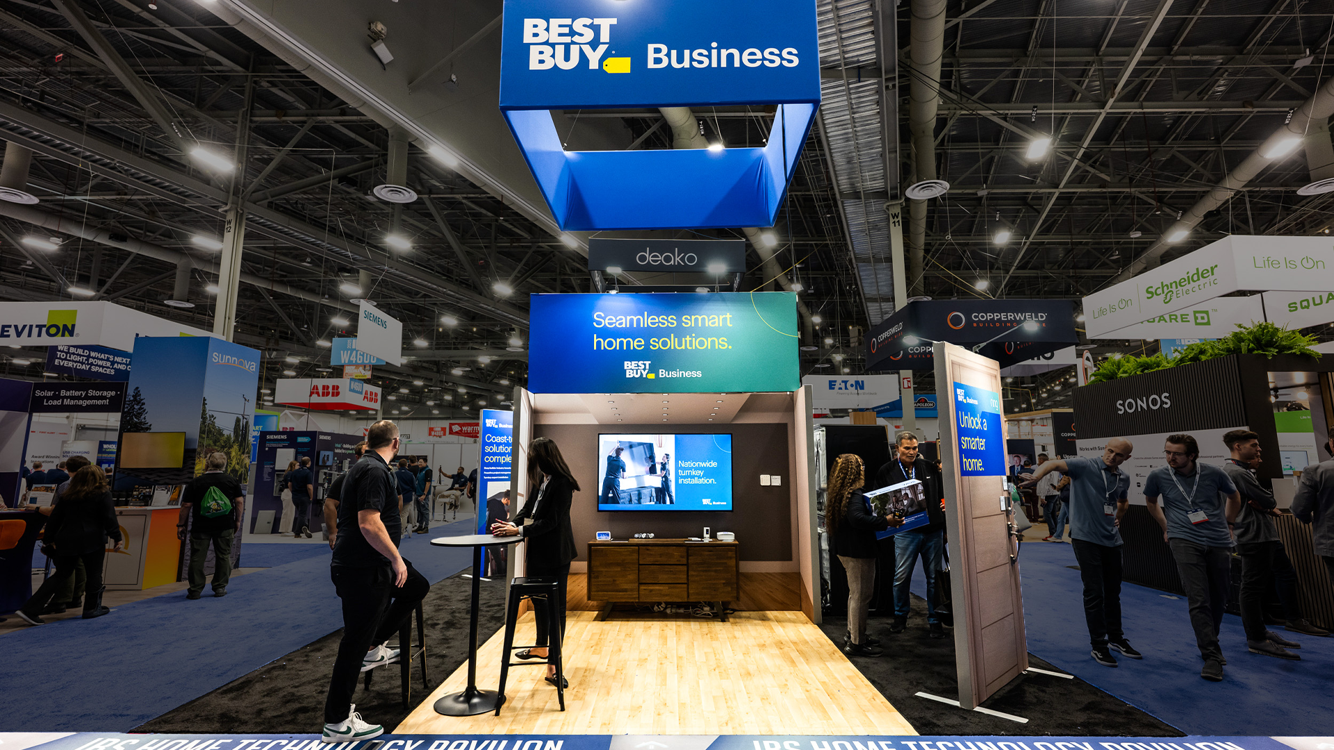 best buy tradeshow booth at IBS