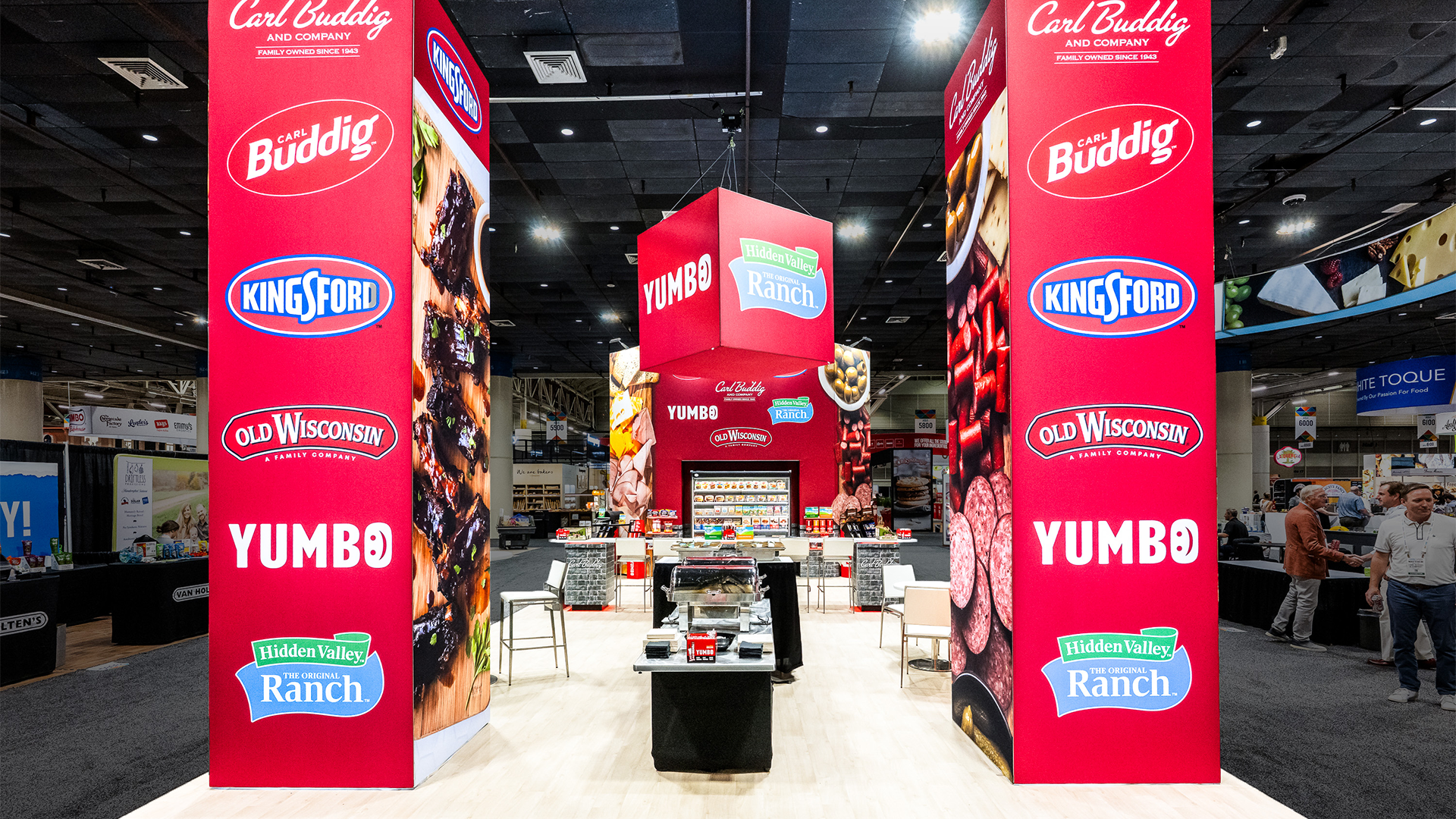 Carl Buddig event exhibit by Skyline