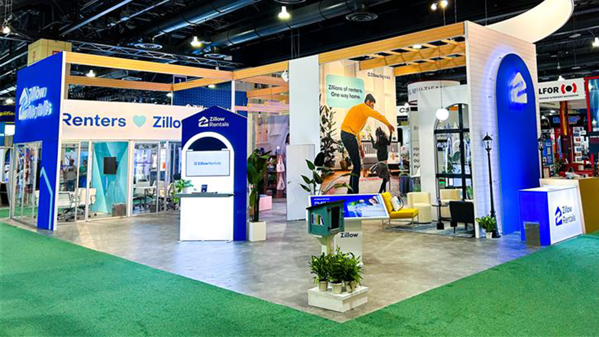 Zillow tradeshow booth Zillow tradeshow booth