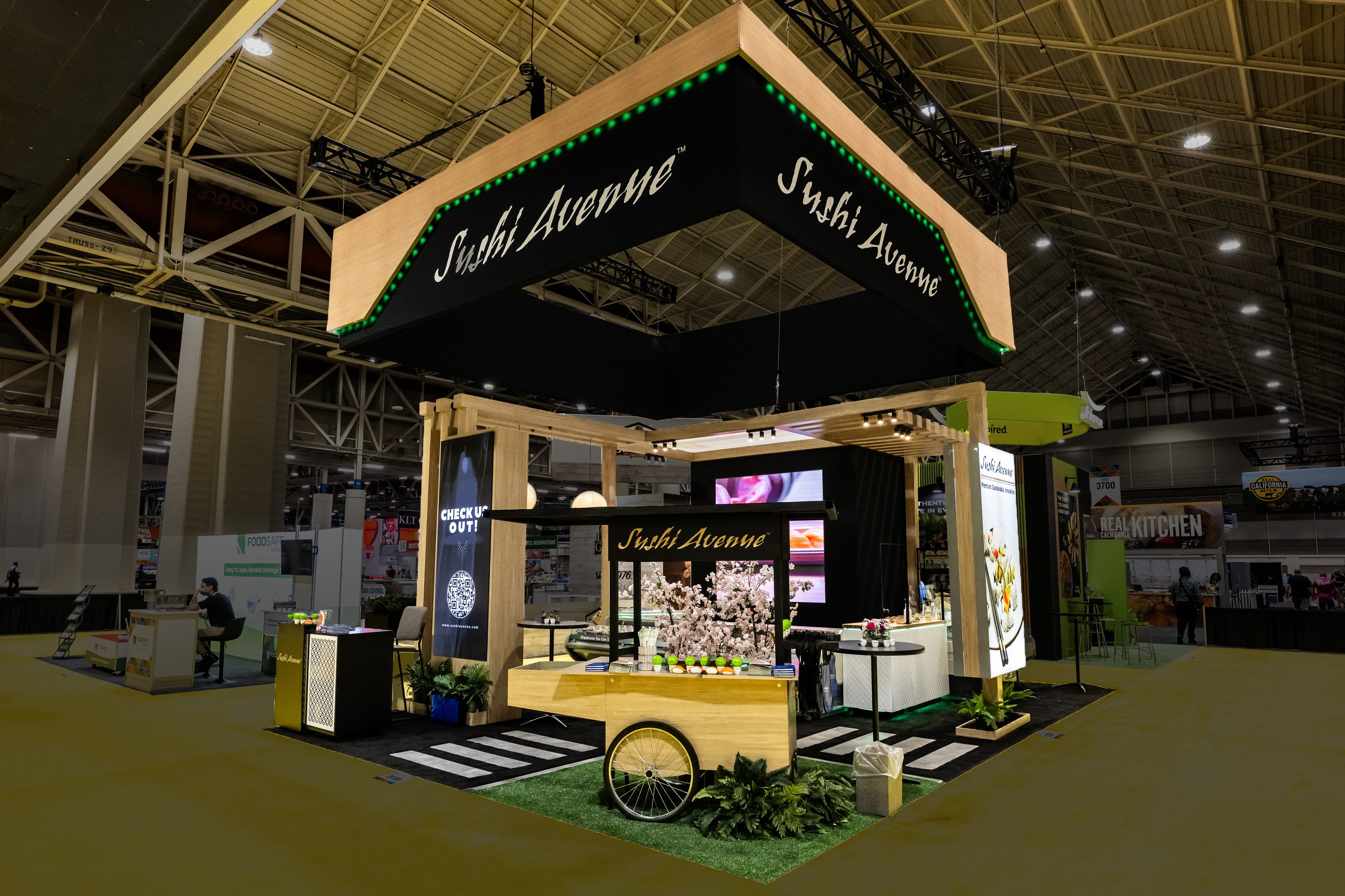  Sushi Avenue Transformed an Exhibit Booth into a Japanese Village 