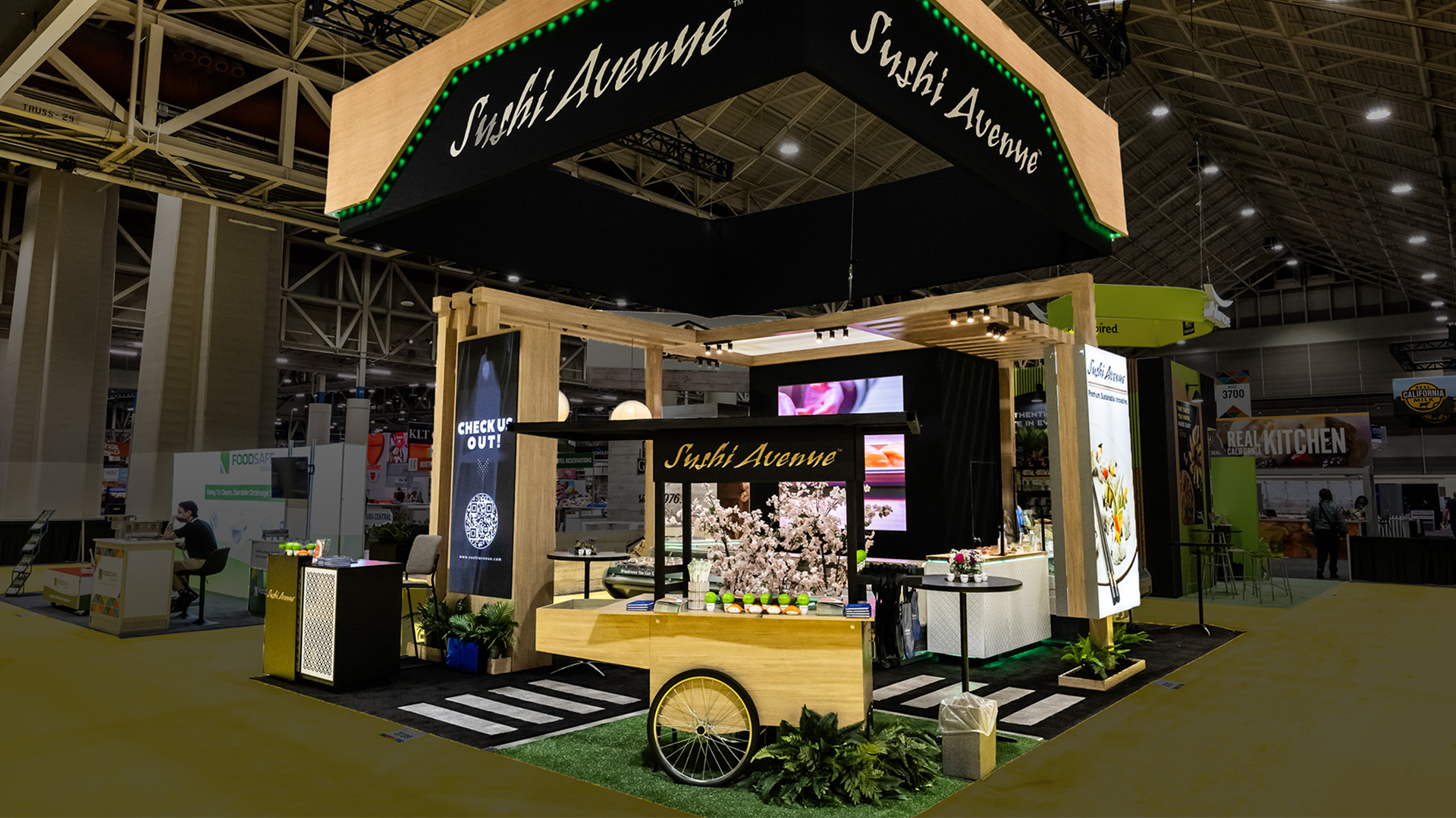 Sushi Avenue tradeshow booth